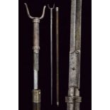 A very scarce arquebus fork with rapier blade