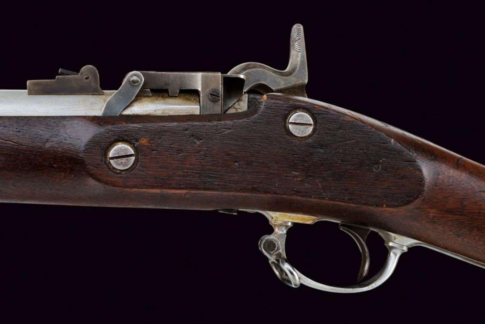 A 1861 model Miller 58 Caliber Conversion breech loading rifle - Bild 5 aus 11