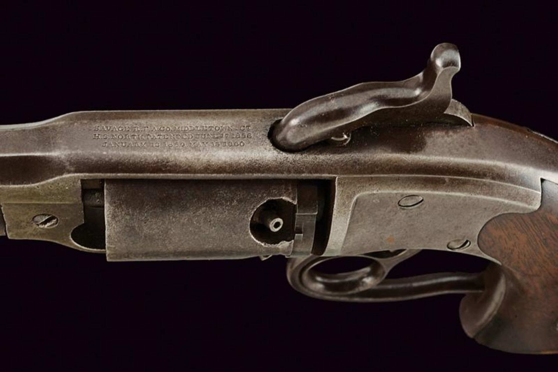 A Savage Revolving Fire-Arms Co. Navy Revolver - Bild 3 aus 6
