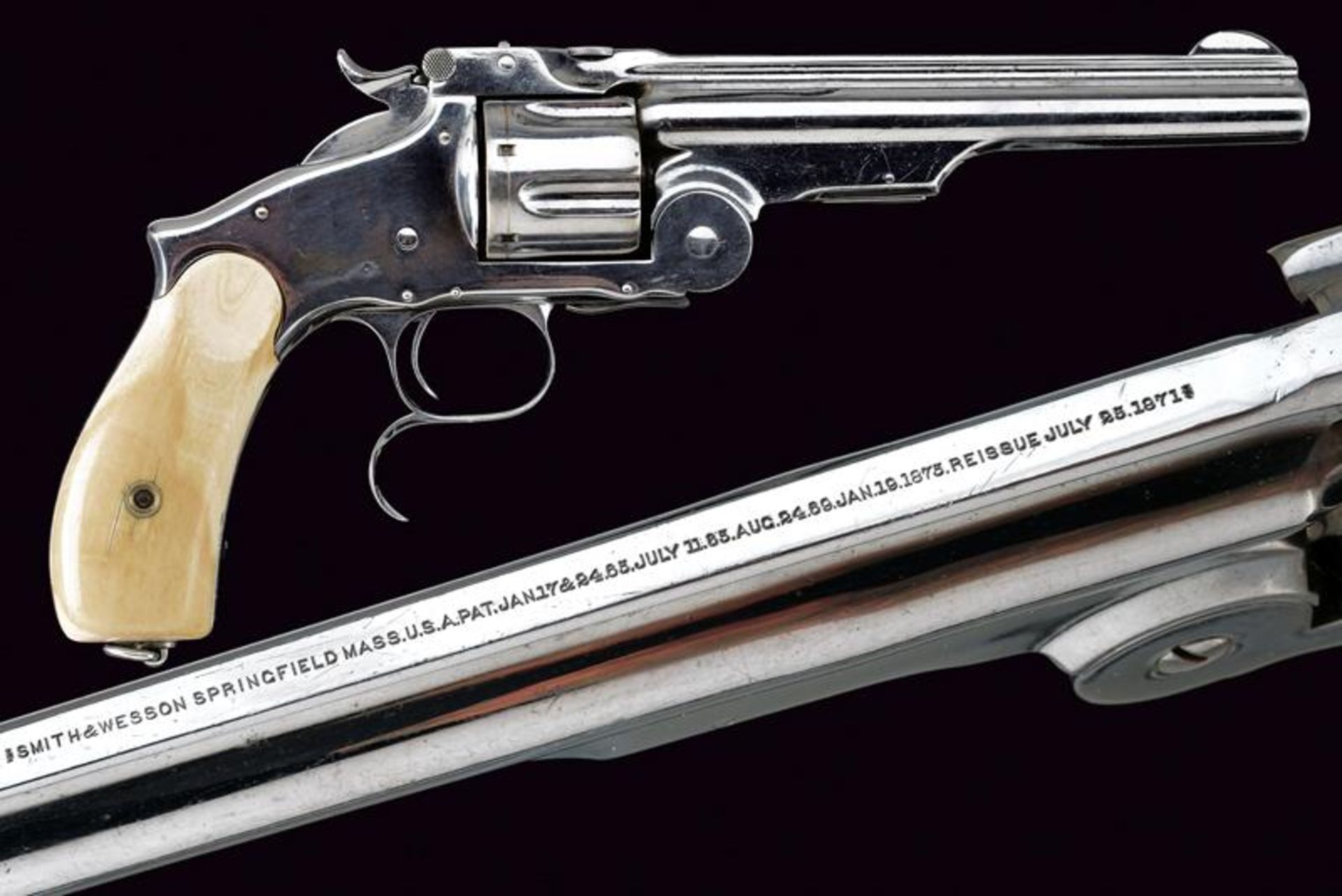A rare S&W Third Model Russian revolver