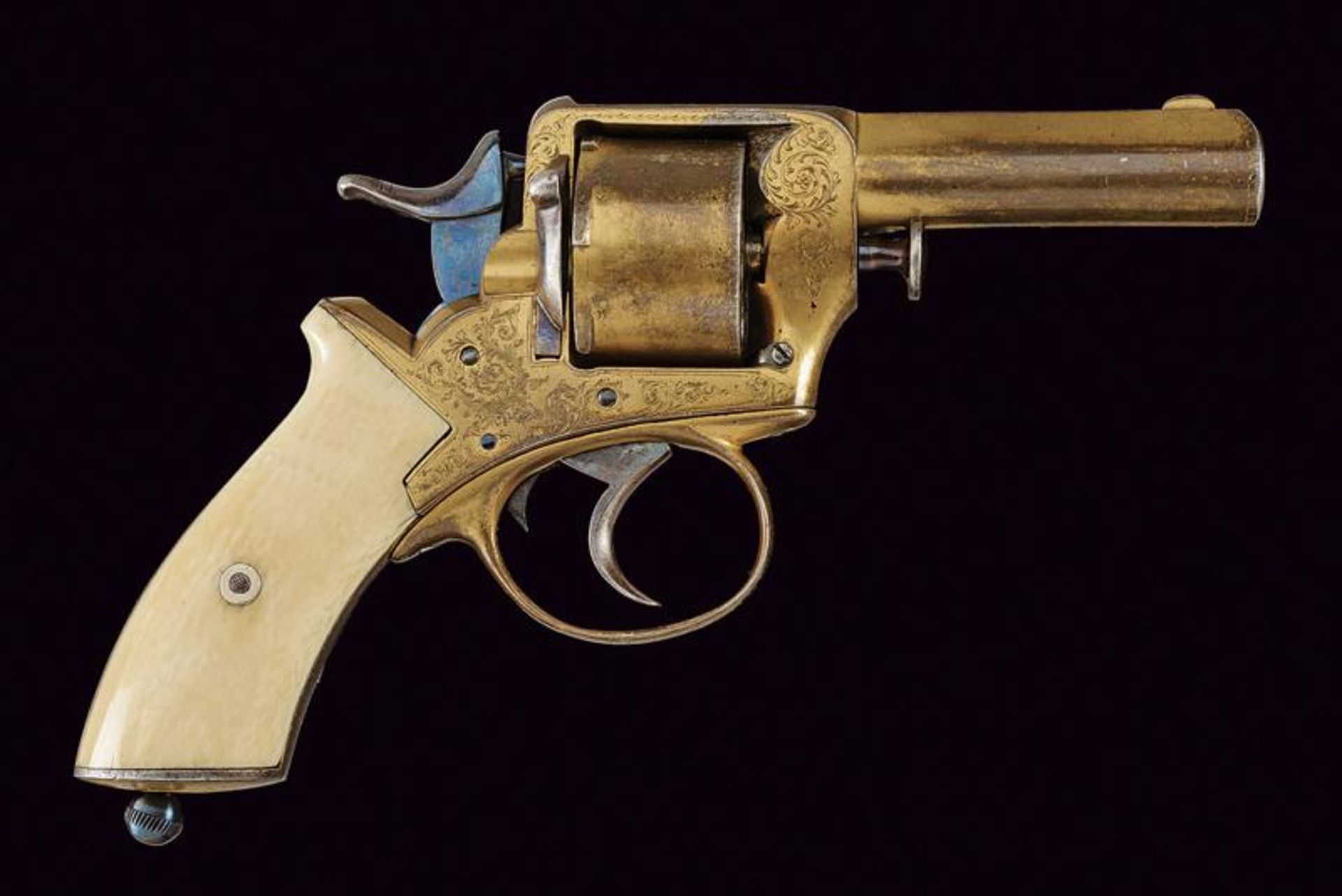 A rare and fine centerfire revolver by Primavesi & Sons