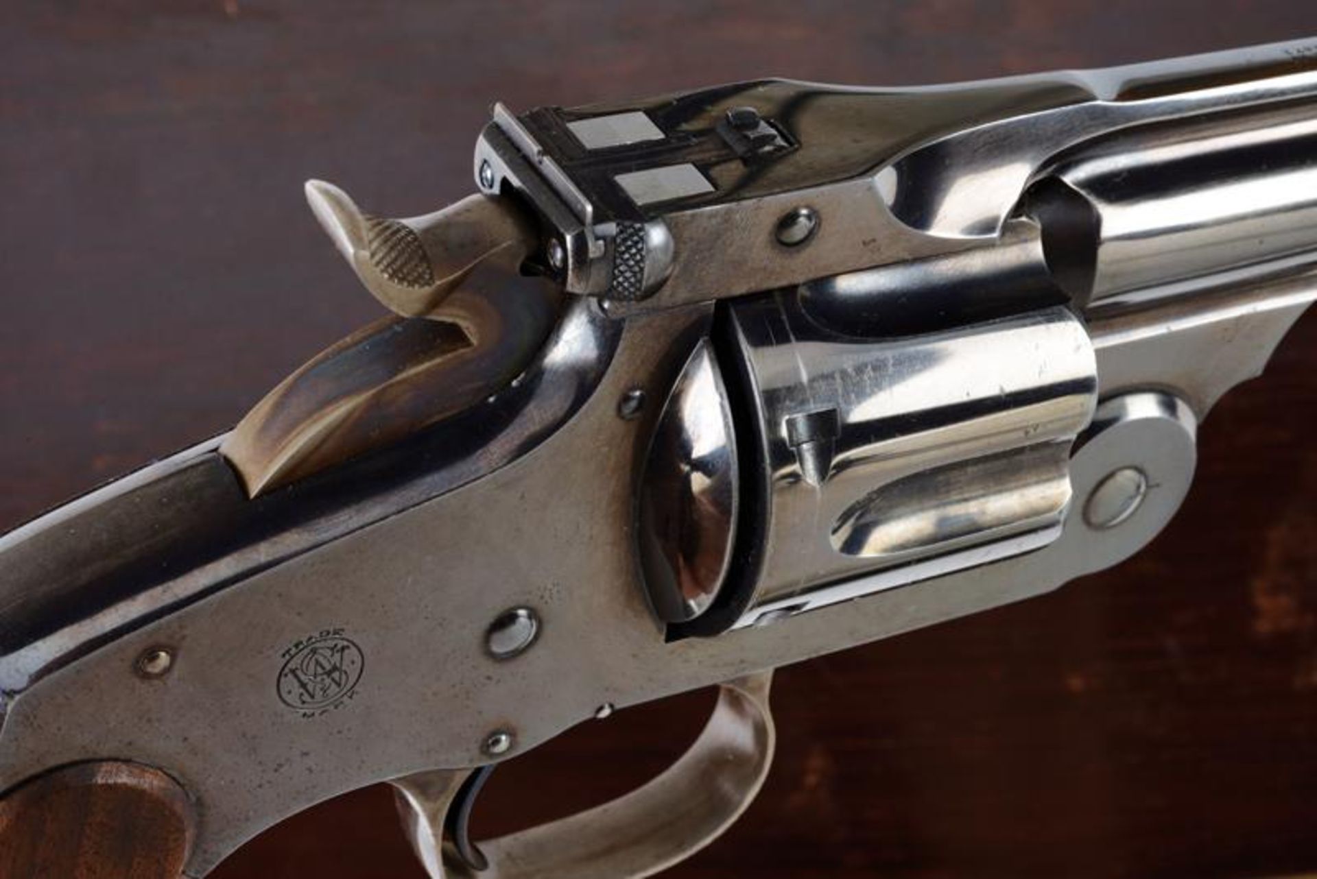 A cased S&W New Model No. 3 Single Action Russian Revolver - Bild 3 aus 10