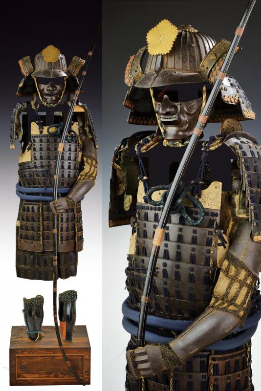 An archer's Mogami do Tosei Gosoku (Samurai Armour)