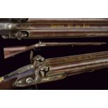 A fine double barrelled percussion gun by Leclerc / Crespi