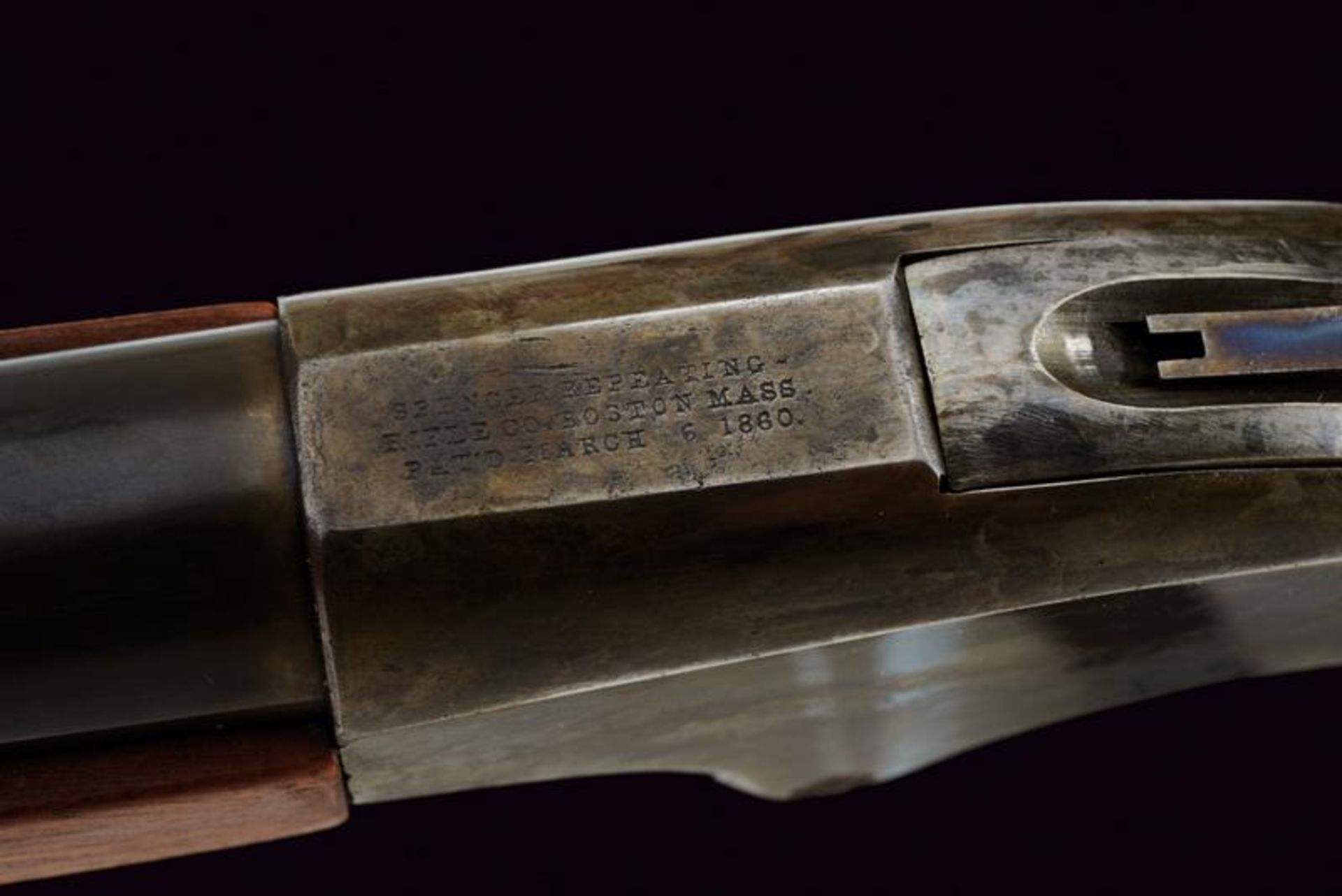 A 1865 model Spencer Repeating Rifle - Bild 6 aus 8