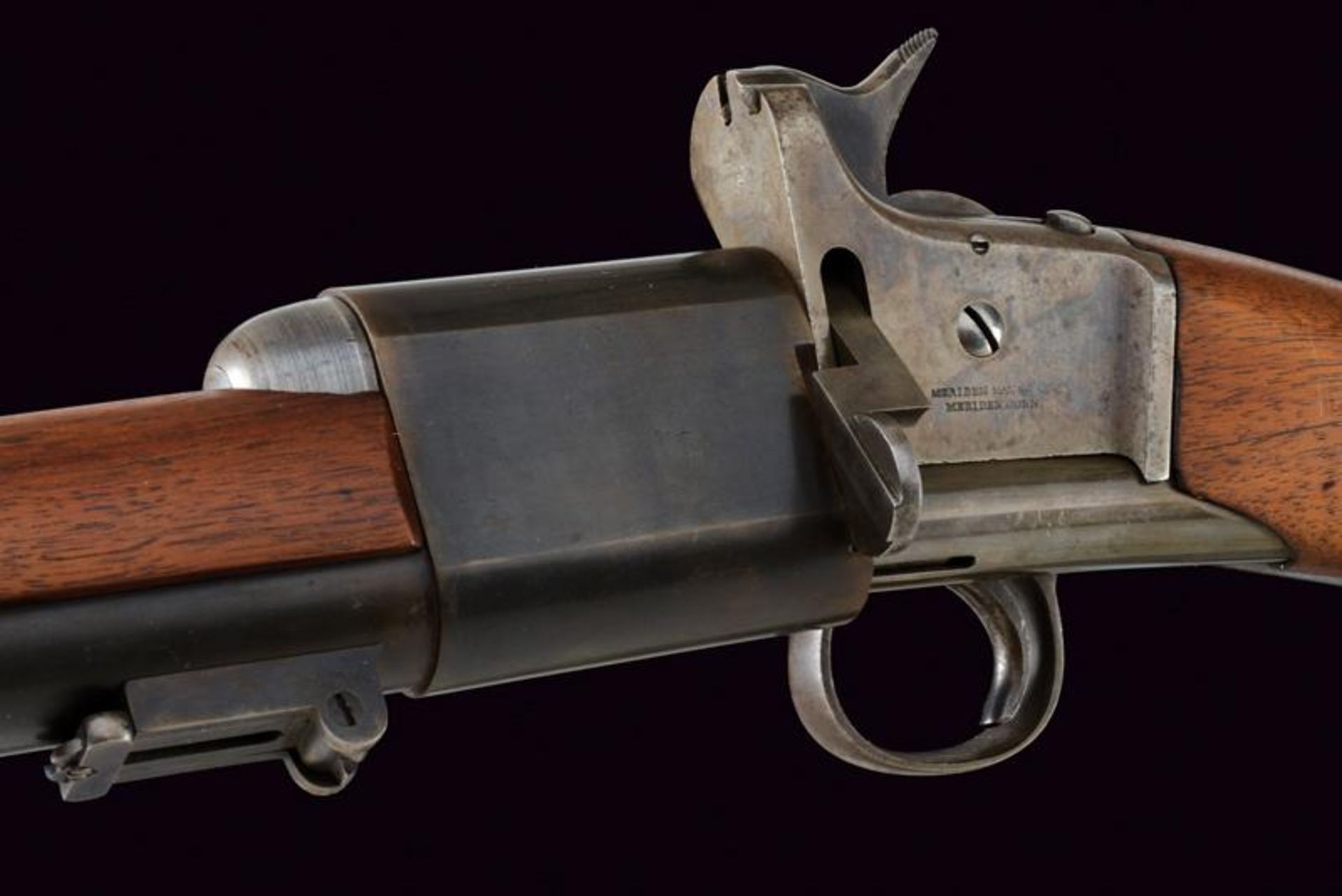 A rare Triplett & Scott Repeating Carbine by Meriden - Image 10 of 11