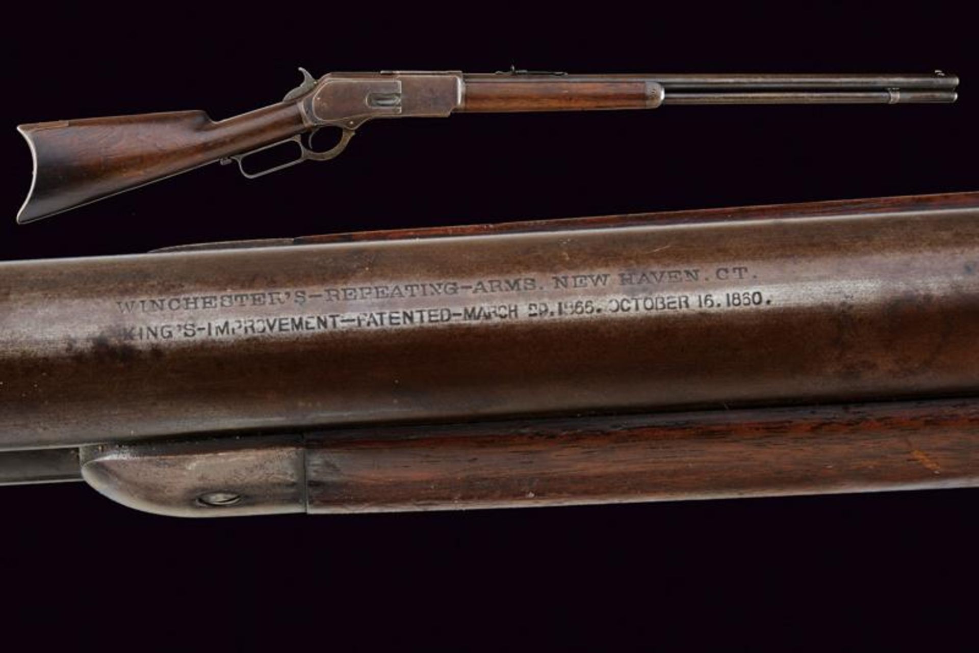 A Winchester Model 1876 Rifle