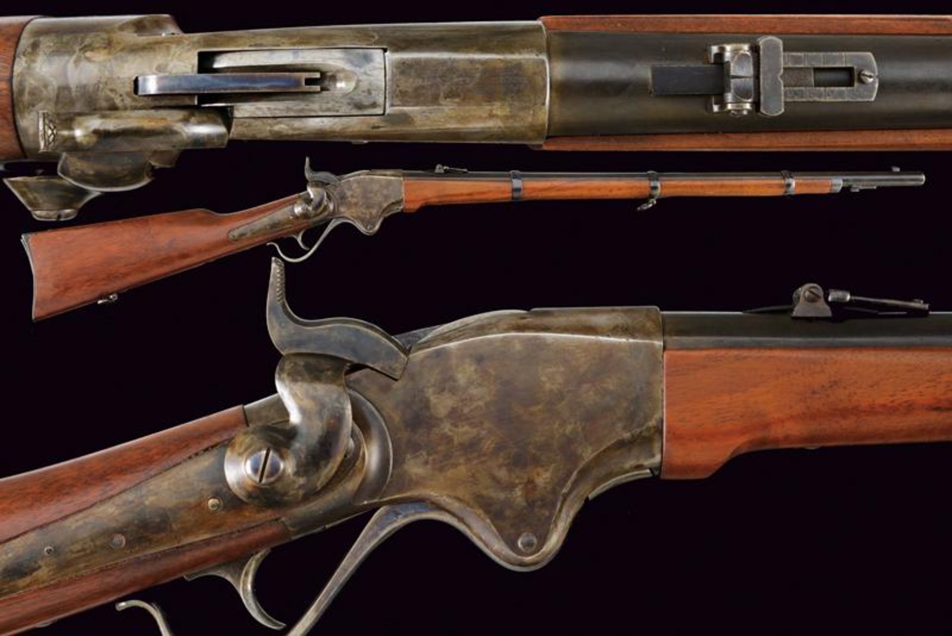 A 1865 model Spencer Repeating Rifle
