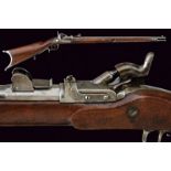 An 1851/67 model breechloading Milbank-Amsler rifle