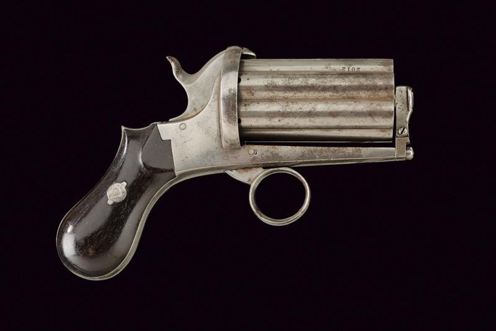 A pin fire pepperbox revolver - Bild 4 aus 4