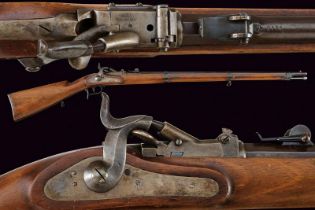 An 1863/67 model breech loading Milbank-Amsler rifle