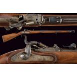 An 1863/67 model breech loading Milbank-Amsler rifle