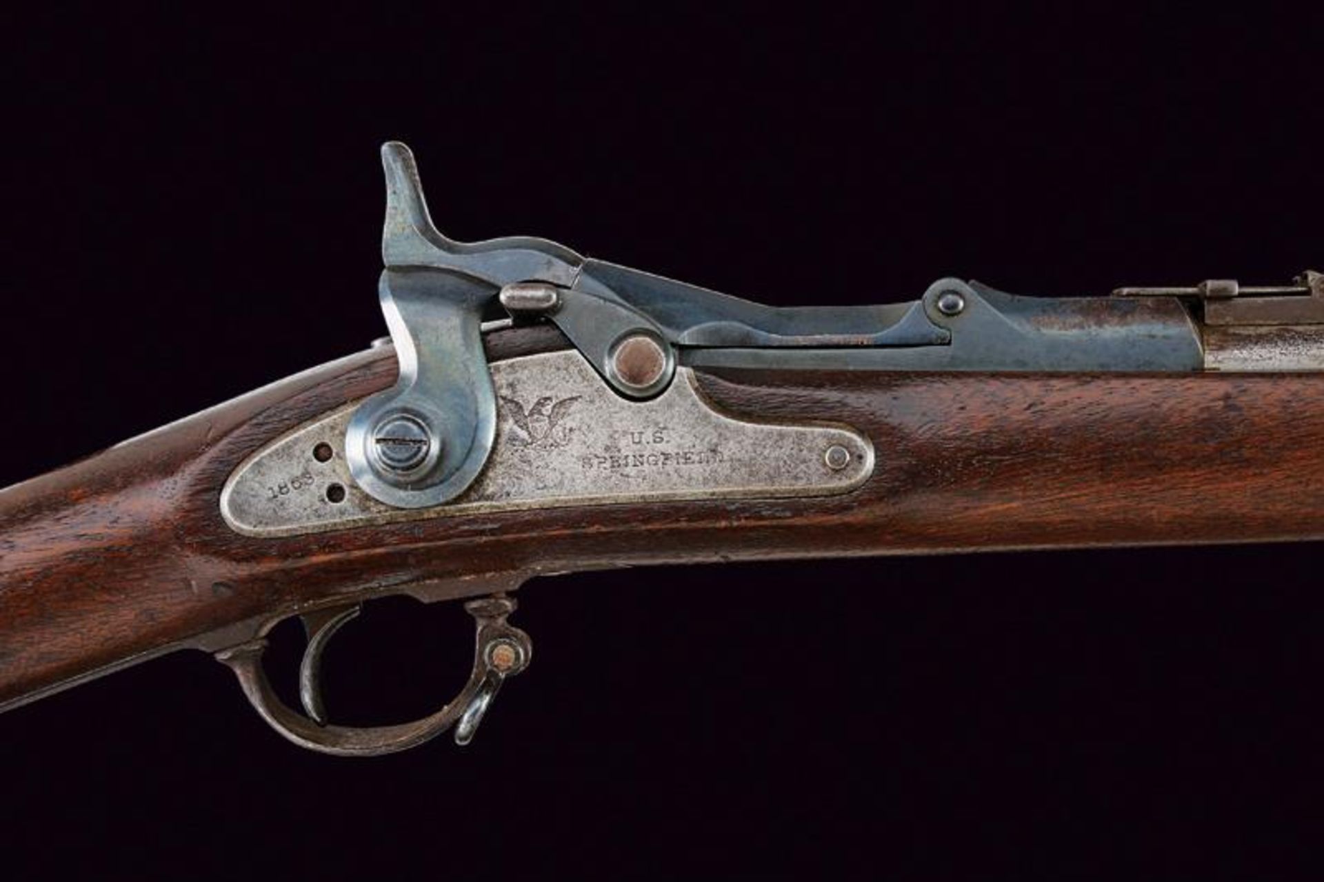 An 1870 model Trapdoor Springfield rifle - Bild 2 aus 8