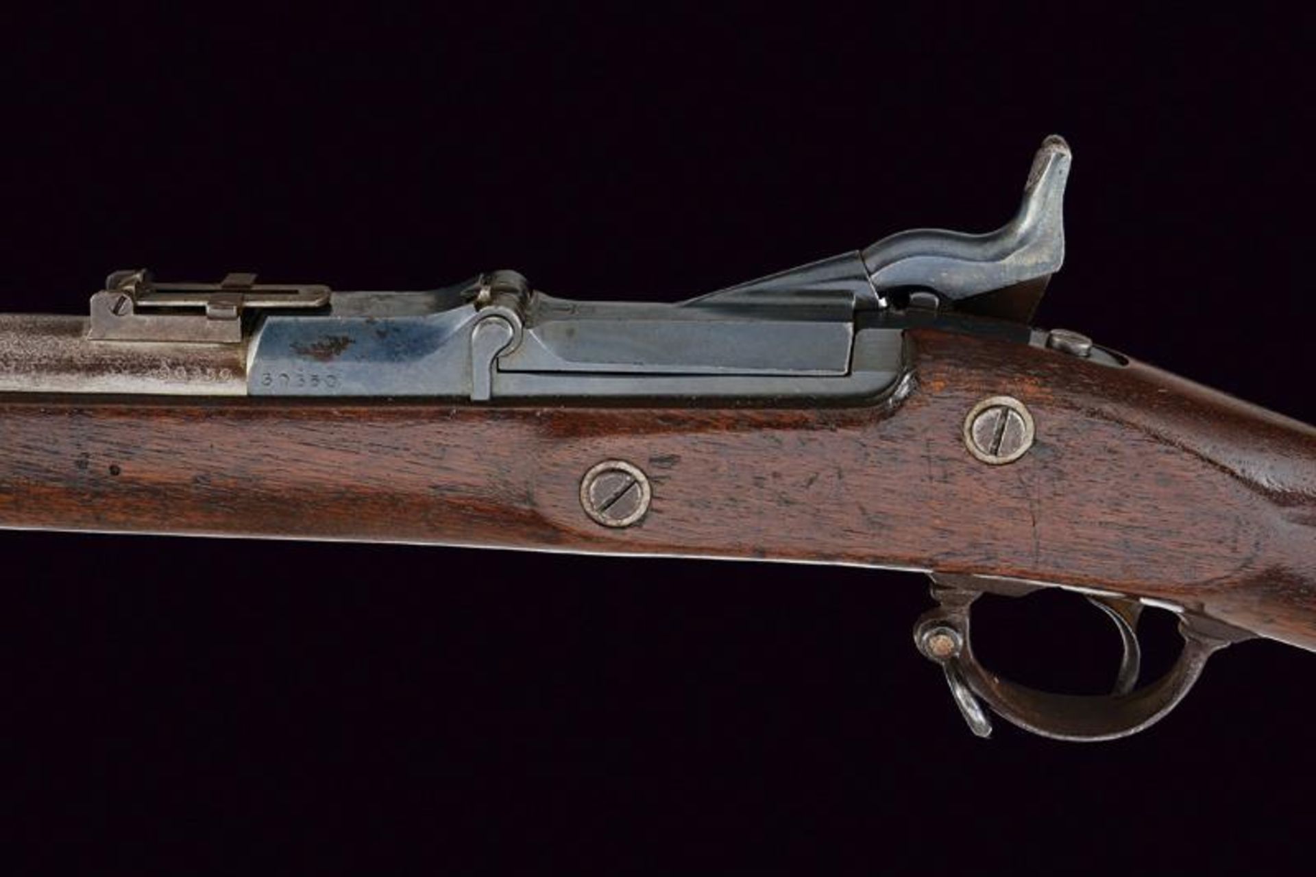 An 1870 model Trapdoor Springfield rifle - Bild 4 aus 8