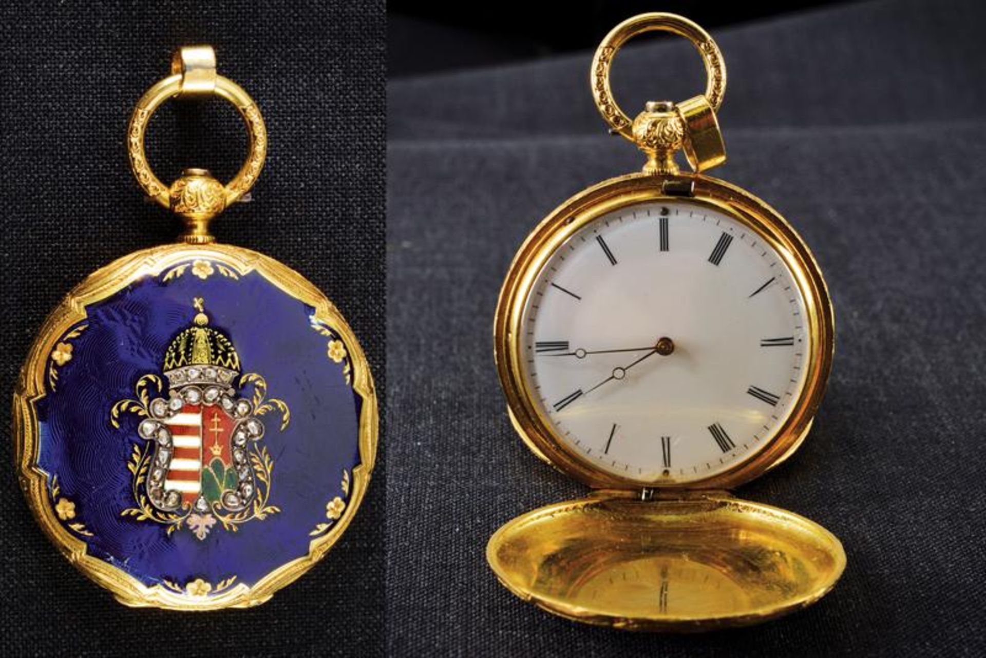 A beautiful pocket watch