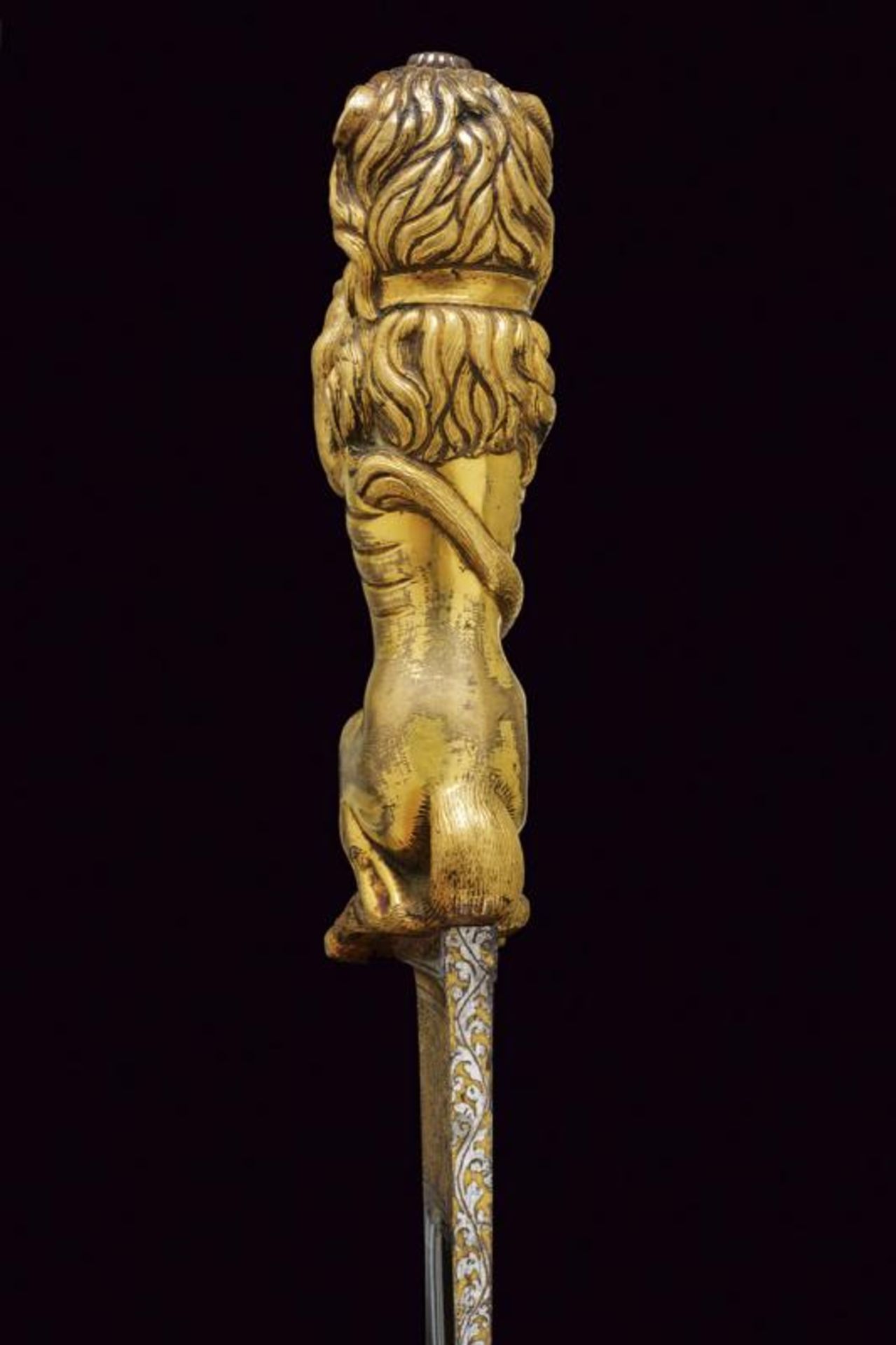 An unusual and rare gilt-bronze knife - Bild 7 aus 12