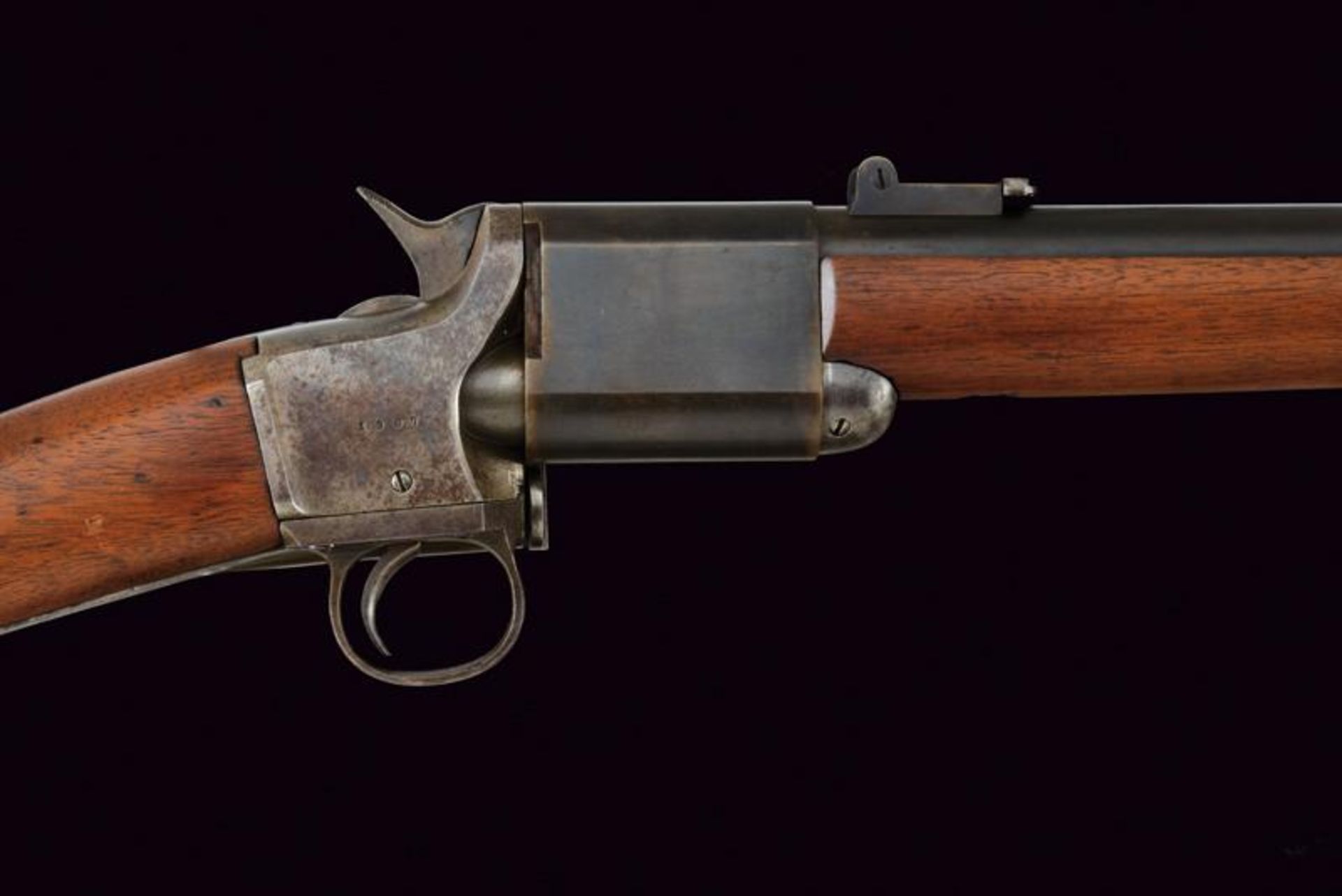 A rare Triplett & Scott Repeating Carbine by Meriden - Image 2 of 11