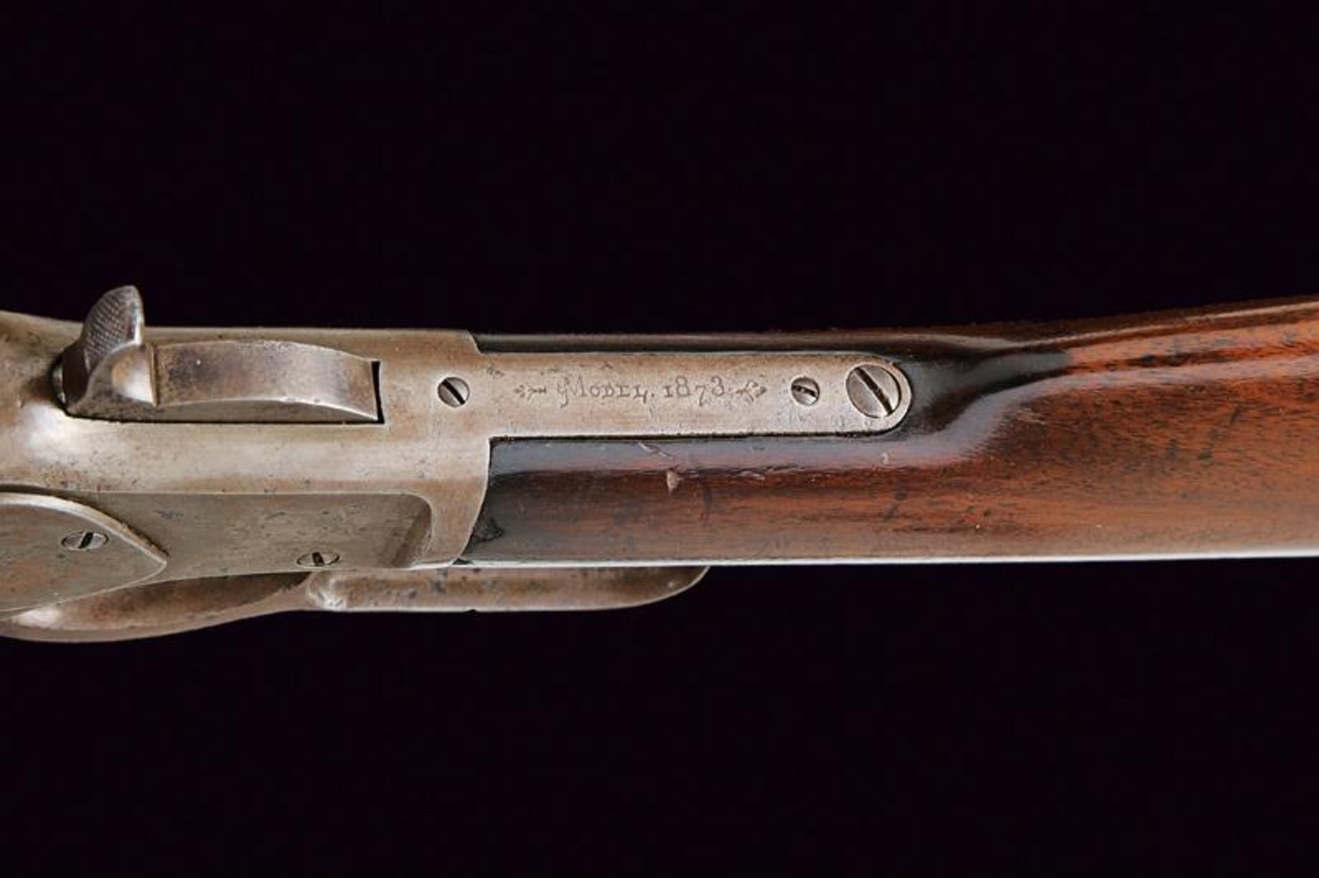A Winchester Model 1873 rifle - Bild 4 aus 6