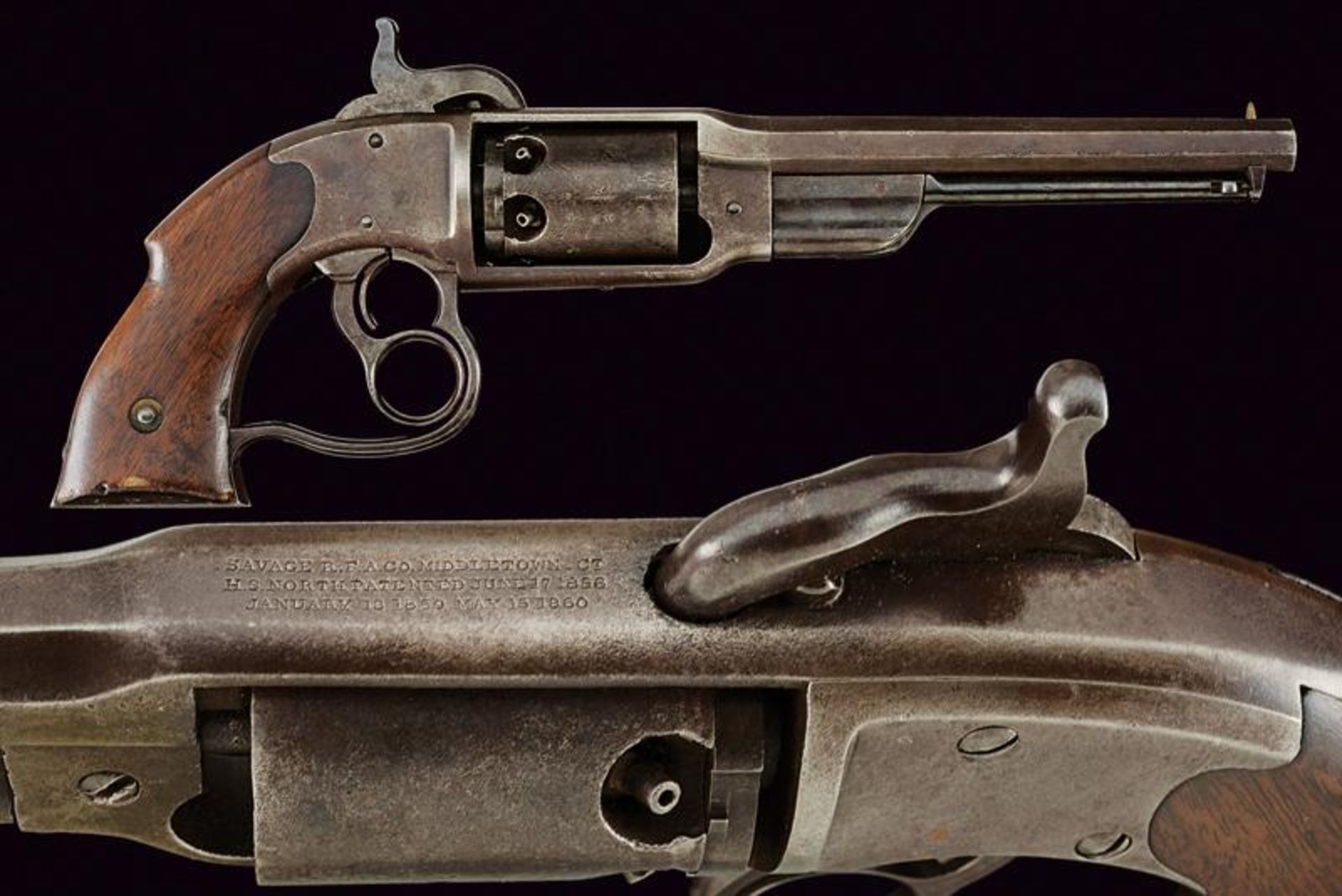 A Savage Revolving Fire-Arms Co. Navy Revolver