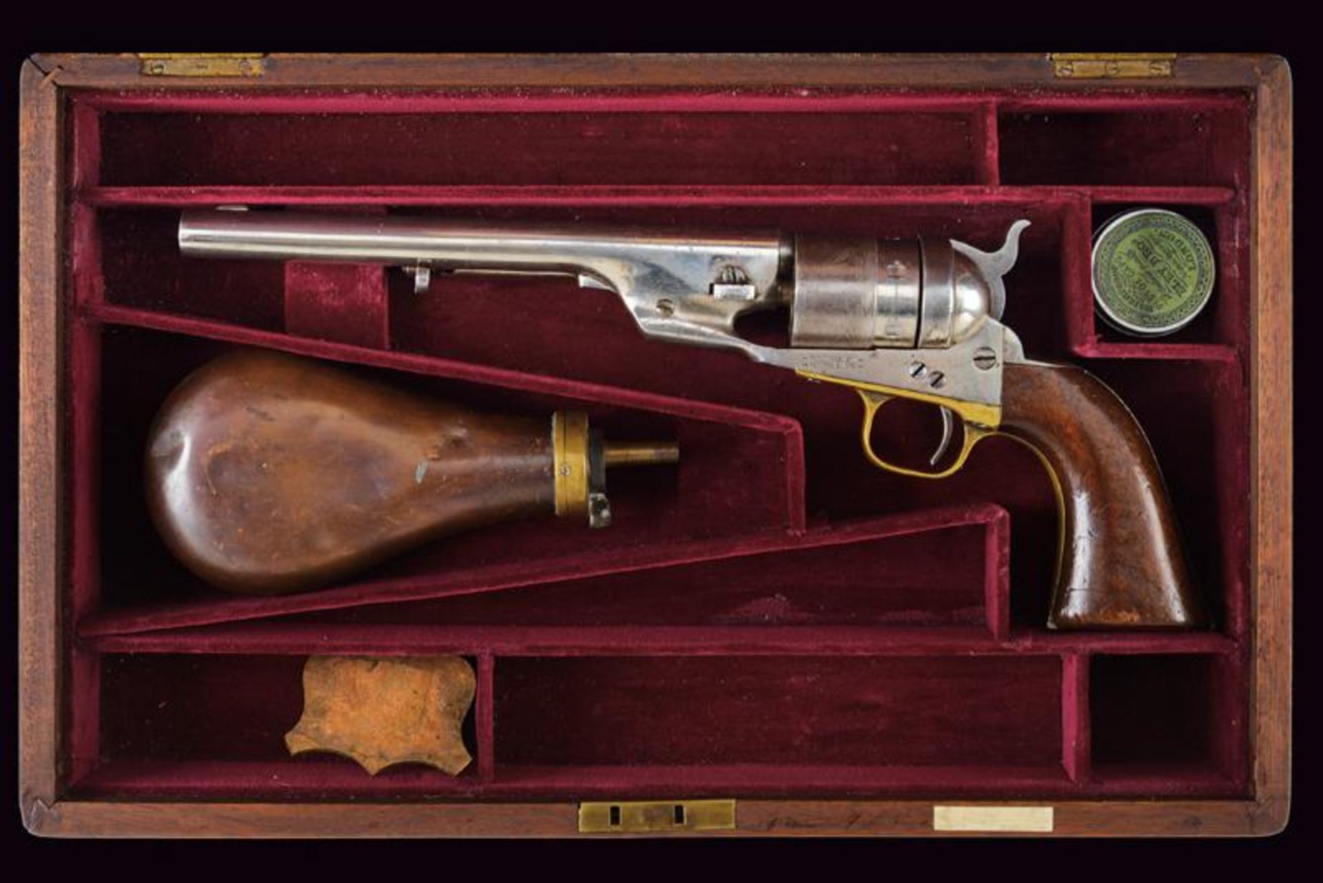 A rare Richard Conversion Colt 1860 model Army revolver - Bild 10 aus 10