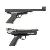 Webley & Scott Webley Hurricane .22 air pistol with top lever action L27cm overall; and French Manu-