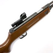 BAM .22 air rifle with under lever action and Daisy Electronic Point Sight L103cm overall; in gun sl