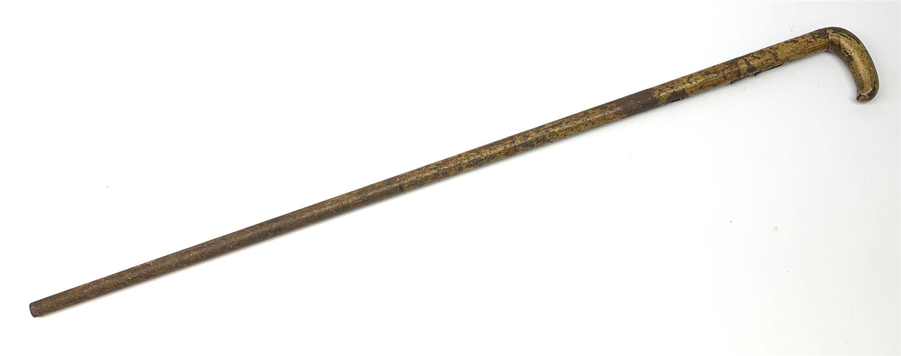 Mid-19th century all steel muzzle loading percussion cap walking stick shotgun, approximate calibre - Image 2 of 5