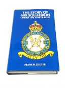 Ziegler Frank H.: The Story of 609 Squadron Under the White Rose. 1993. Laid-in sheet of fourteen si