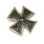 WW2 German Iron Cross 1st Class, with pin back