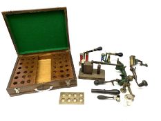 19th century and later predominantly 12-bore cartridge making equipment including brass re-loader, J