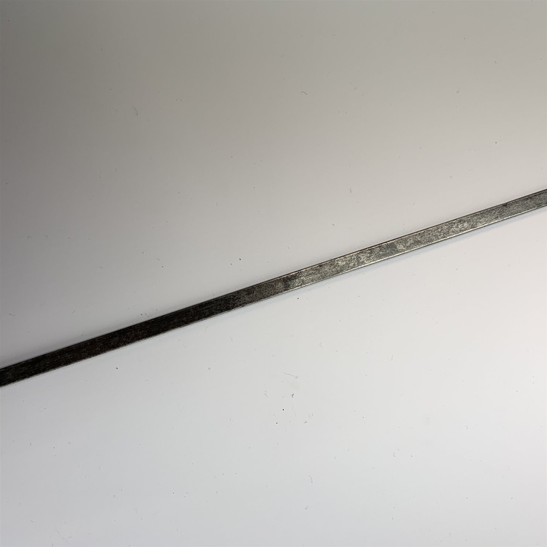 19th century malacca sword-stick with ivory handle and engraved white metal mounts, slim 74cm engrav - Image 10 of 10