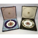 Two Spode Mulberry Hall limited edition collector's 27cm plates of military interest comprising Gree