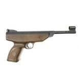 Weihrauch Sportwaffenfabrik HW70 .177 air pistol with break barrel action L32cm; in Flambeau hard pl