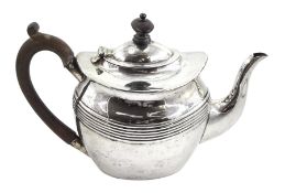 Silver bachelors teapot by Nathan & Hayes, Birmingham 1892, approx 12.5oz