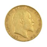 King Edward VII 1903 gold half sovereign coin