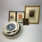 A selection of various Methodist related items, to include two framed prints of Rev John Wesley, a f