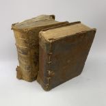 Holy Bible. 1766. London Mark Baskett; and another Holy Bible. 1770. Oxford. Wright & Gill. Both wit