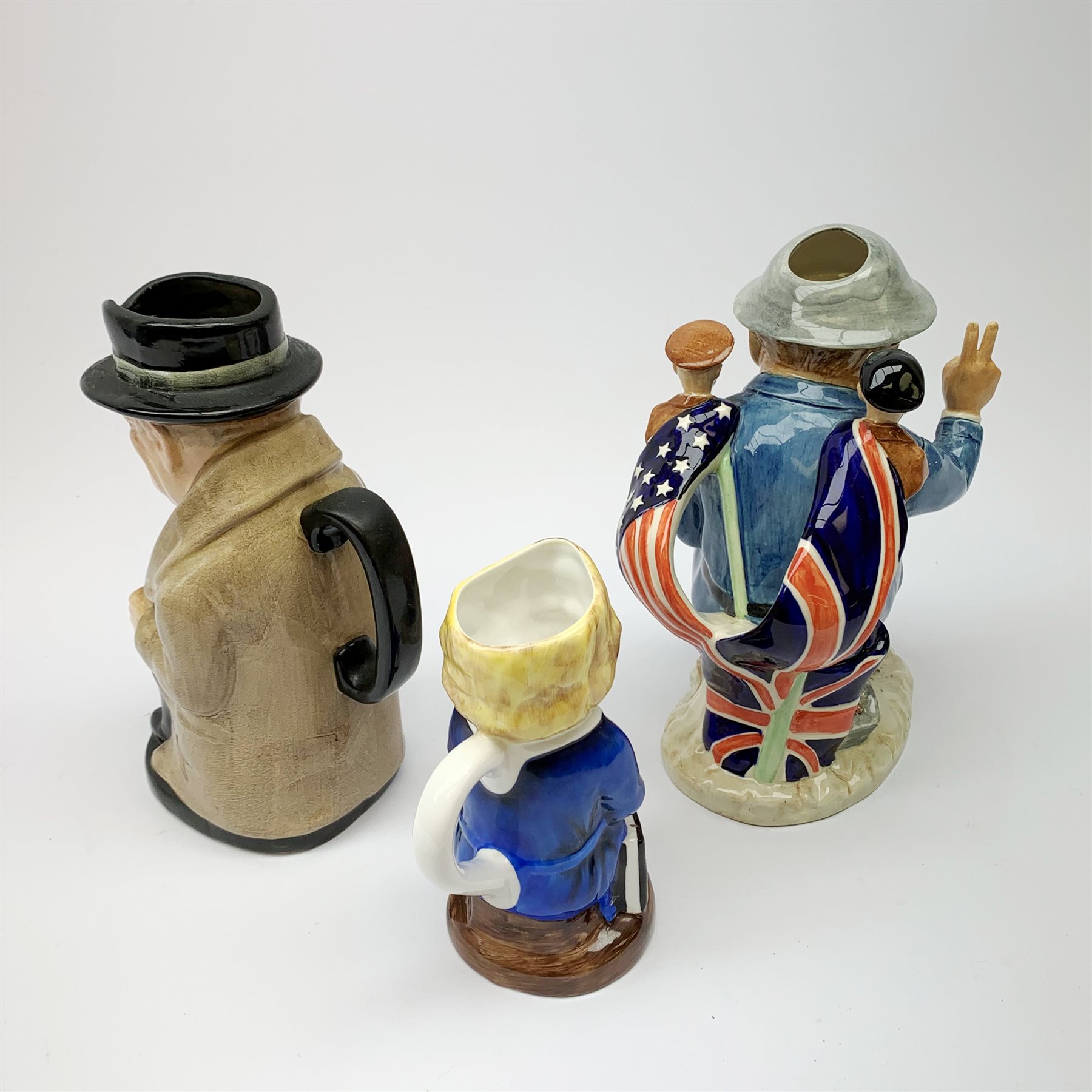 Three character jugs, comprising a limited edition Kevin Francis example modelled as Winston Churchi - Image 2 of 3