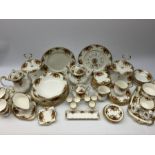 A selection of Royal Albert Old Country Roses tea and dinner wares, comprising six dinner plates, si