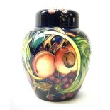 A Moorcroft ginger jar and cover, decorated in the Queen's Choice pattern by Emma Bossons, with impr