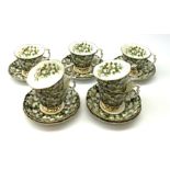 Royal Albert Provincial Flowers pattern tea wares, comprising seven teacups and eight saucers. (15).