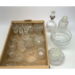 A group of Crystal glassware, comprising examples by Brierley Crystal, Stuart Crystal, and Webb Corb