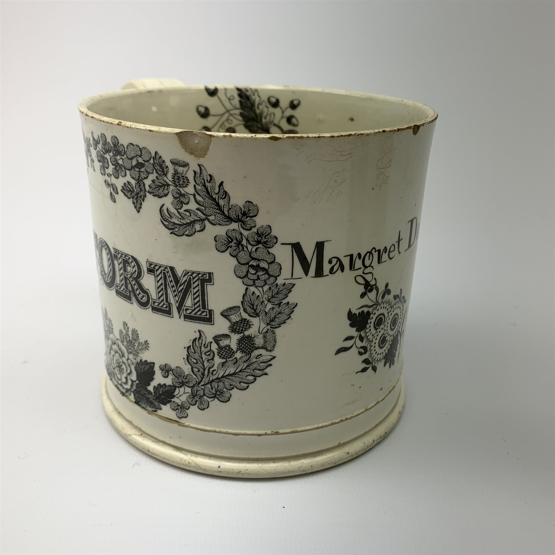 A 19th century Reform mug, detailed with head and shoulder portrait of George Kinloch Esq MP, and in - Image 8 of 10