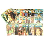 The Official Bay City Rollers Magazine. Complete run from issue one to forty-three, December 1974 -