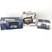 Epson printer, Fujifilm printer and Quest multi function electric cooker