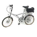 Cresswell Fold-it folding bicycle with pannier