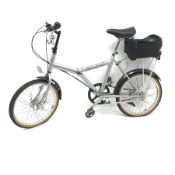 Cresswell Fold-it folding bicycle with pannier