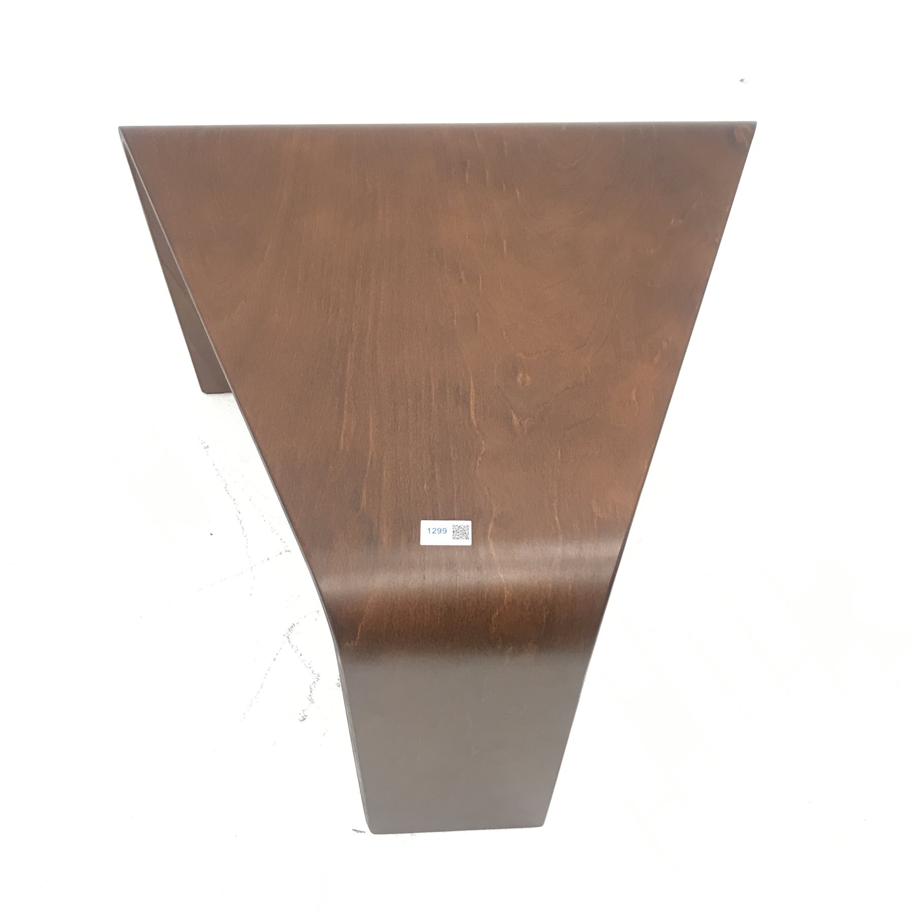 Stressless corner table, shaped supports, W69cm, H48cm, D60cm - Image 2 of 2