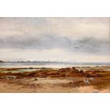Charles Walter Radclyffe (British 1817-1903): 'Lancaster Sands', oil on canvas signed, original titl