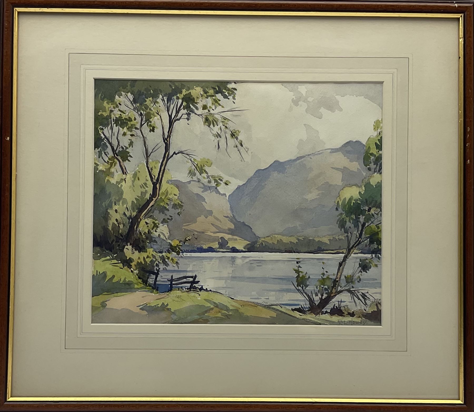 Robert Leslie Howey (British 1900-1981): 'Derwentwater' - Image 2 of 4